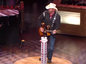 Watch Toby Keith Pay Tribute to Merle Haggard With a 6-Song Medley at the Opry