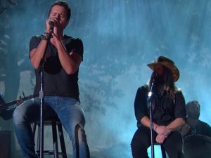 Throwback Thursday: Remember When Chris Stapleton Was That Hairy Guy in a Hat in the Fog Who Was Singing Backup for Luke Bryan?