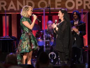Carrie Underwood Surprises Crystal Gayle With an Invitation to Join the Grand Ole Opry